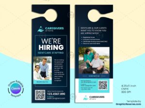 Caregivers Hiring Canva Door Hanger