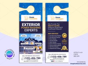 Exterior Cleaning Canva Door Hanger