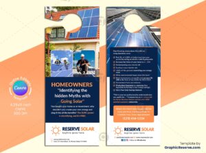 Solar Service Door Hanger (Canva Template)
