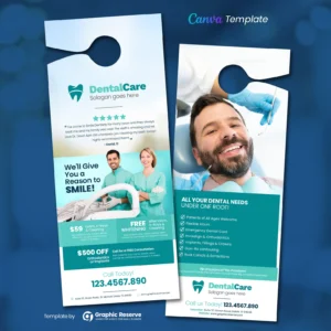 |Dental Coupon Door Hanger Design