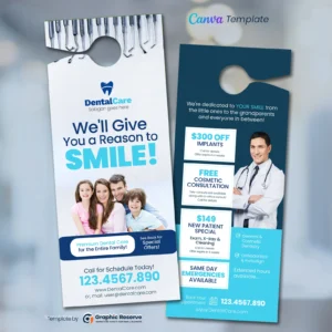 ||Dental Promotional Door Hanger