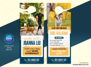 Dog Walking Door Hanger 1