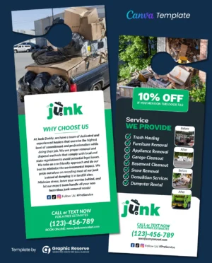 |Junk Removal Door Hanger 3v 1