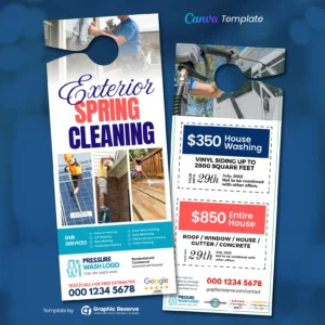 |Exterior Spring Cleaning Door Hanger|