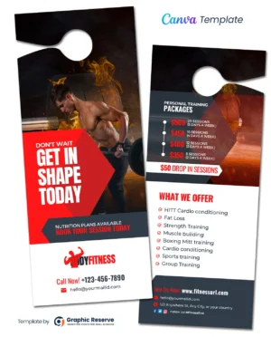 |Gym Pricing Door Hanger