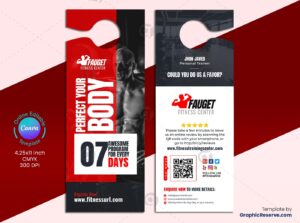 Gym Review Door Hanger