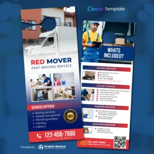 |Moving and Handyman Service Door Hanger Template|