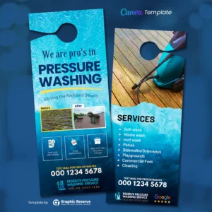 |Pressure Wash Door Hanger||Pressure Wash Door Hanger