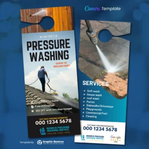 |pressure washing door hanger|