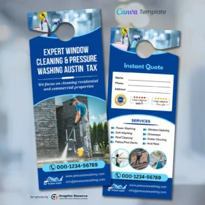 |Pressure Washing Door Hanger Cover|