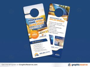 Solar Door Hanger Design by stockhero P1|Solar Door Hanger Design by stockhero P3|Solar Door Hanger Design by stockhero P2