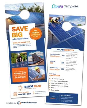 |Save Big with Solar Door Hanger Design