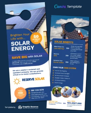 |Solar Energy Door Hanger Design